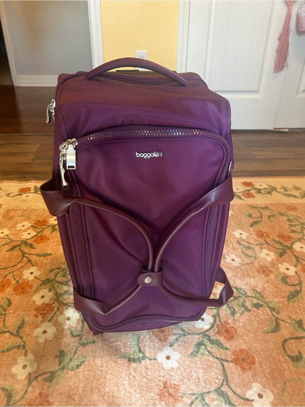 Baggallini Plum Carry-On Travel Duffel